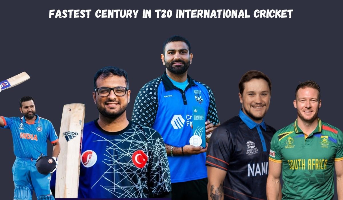 Fastest Century in T20 International Cricket History List