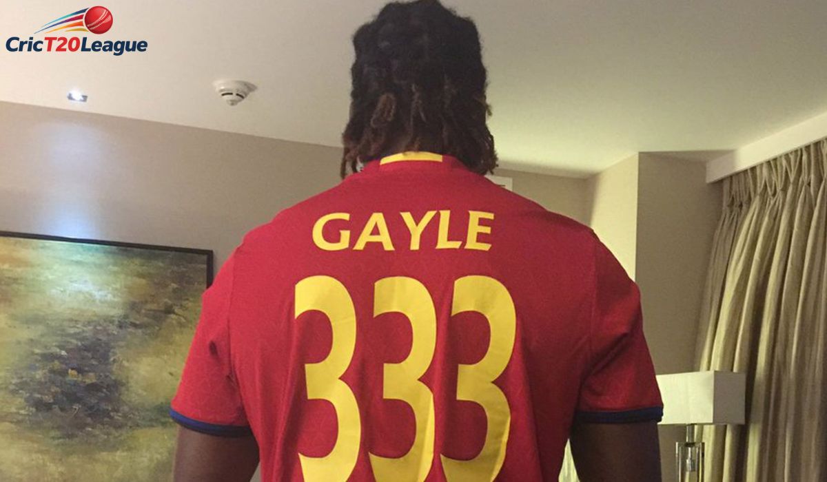 Chris Gayle Jersey Number